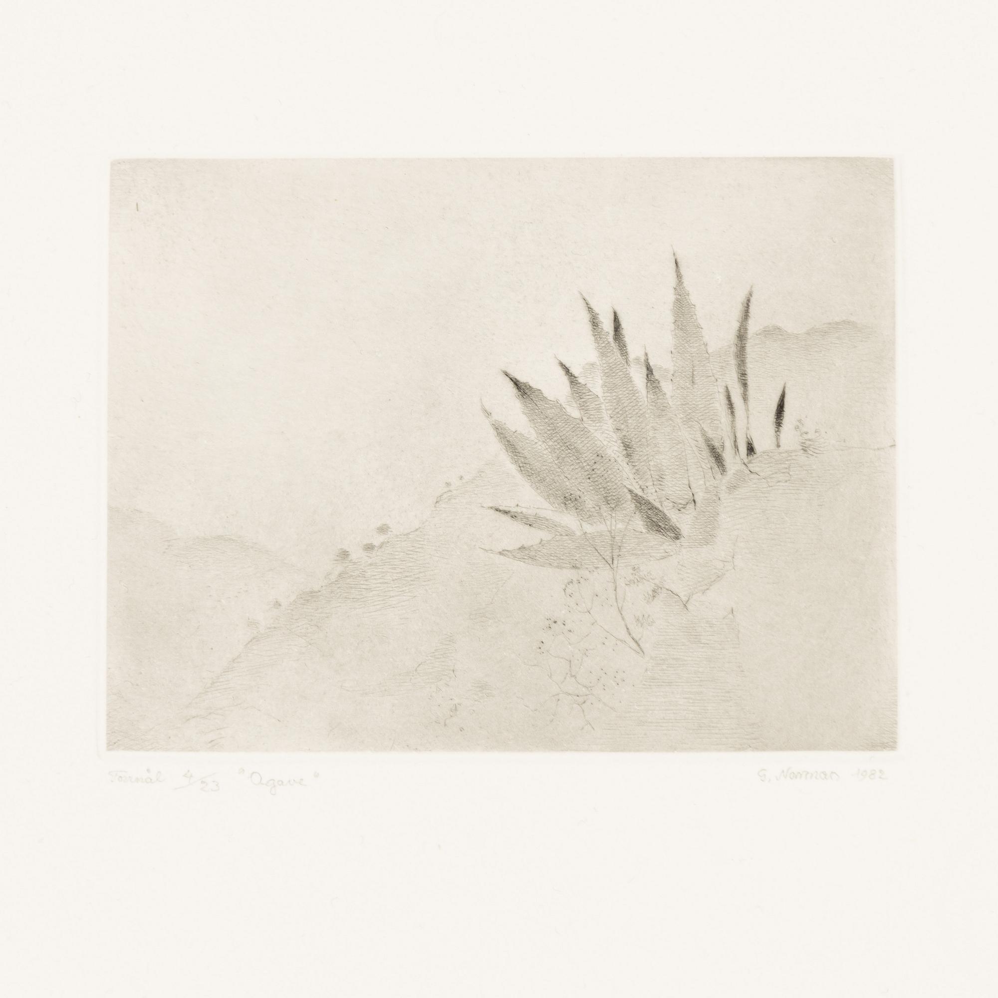Gunnar Norrman, Drypoint etchings, 8, signed and numbered.