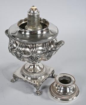 SAMOVAR, pläter, nyrokoko, sent 1800-tal.