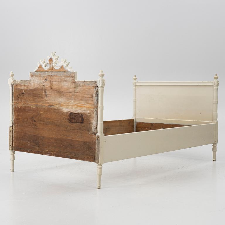 Bed frame, late 18th century, Gustavian.
