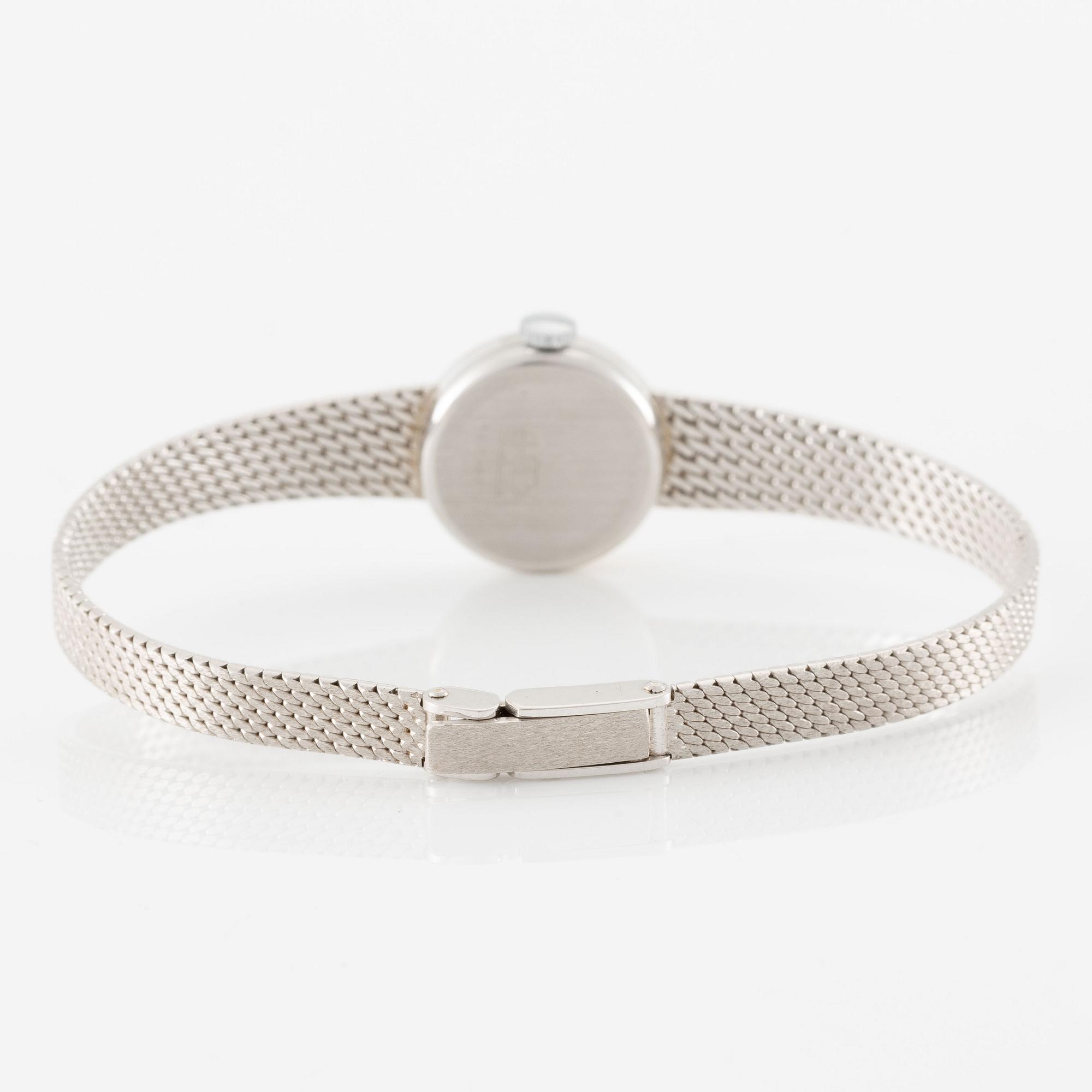 Helvetia, wristwatch, 18K white gold with diamonds.