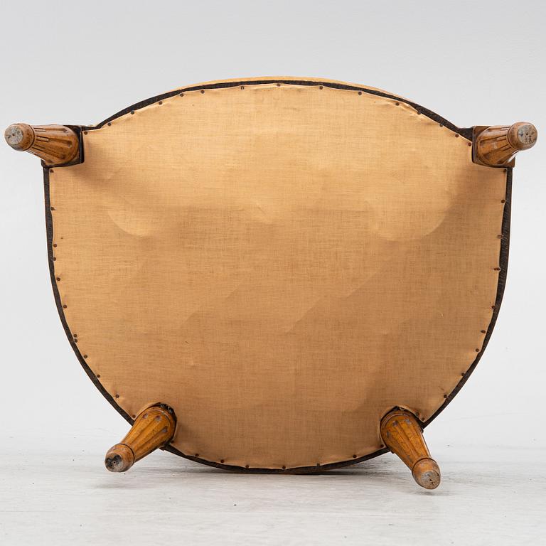 Four Louis XVI armchairs, 18th century.