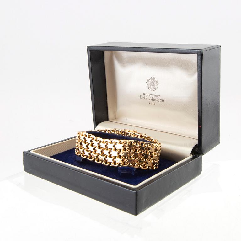 Bracelet x-link 18K gold.