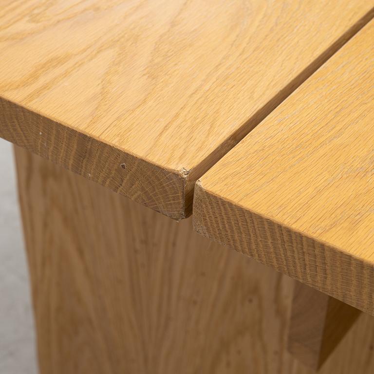 Philippe Malouin, a oak veneered dining table 'Bookmatch' for Hem.