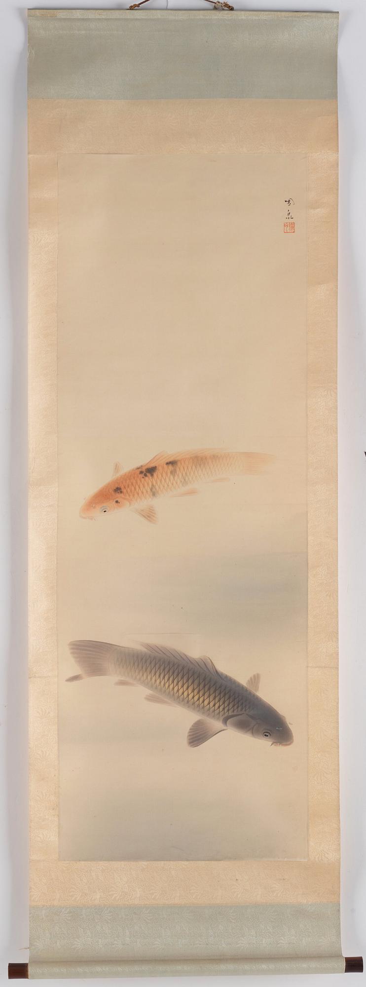 A Japanese kakiemono, 20th Century. Possibly Otana Ensen, born 1917.