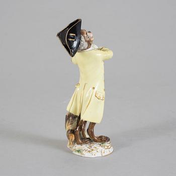 FIGURIN, porslin, Meissen, 1800-tal.