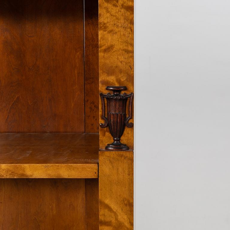 Bookcase, 1 pair, Empire style, circa 1900, possibly Baltic region.