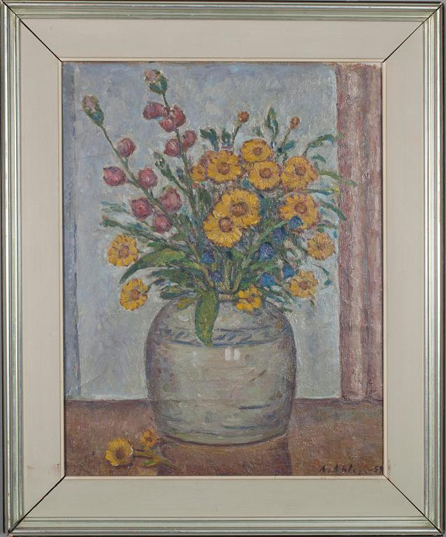 AARNO AHTAJA, olja på duk, sign. och dat. 59.