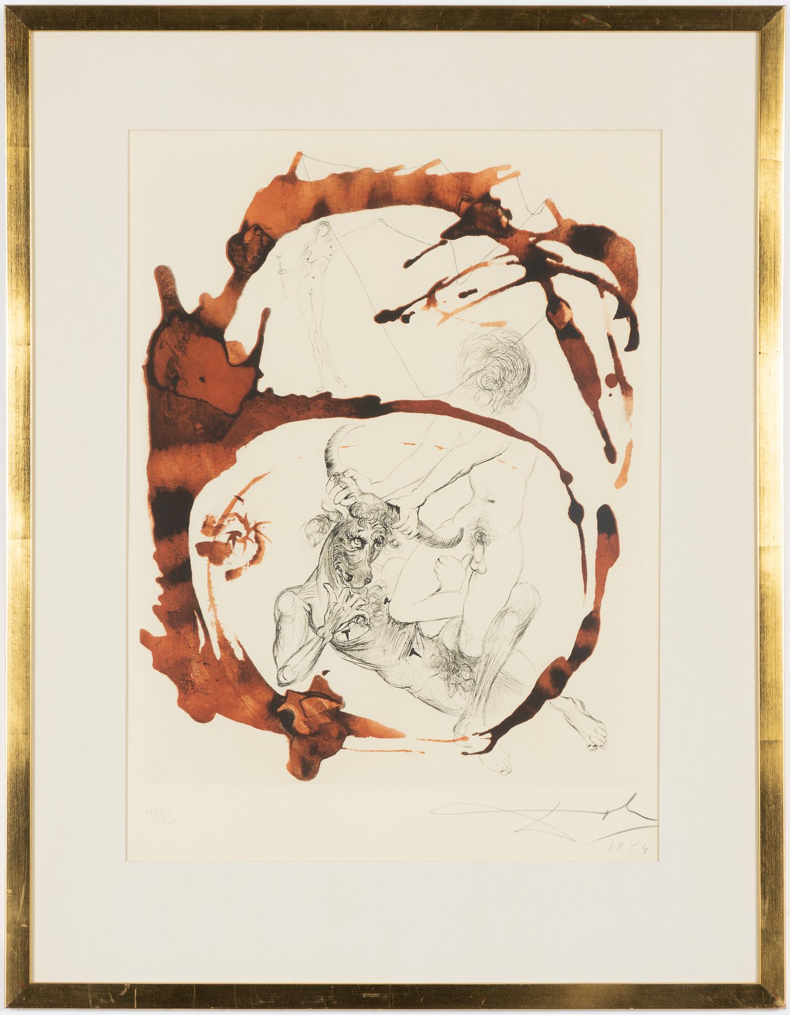 Salvador Dalí, "Theseus and the Minotaur", ur: "The Mythology".