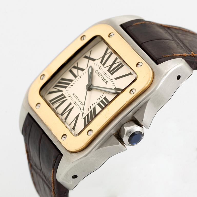 Cartier, Santos 100 XL, 1904-2004 Anniversary, ca 2004.