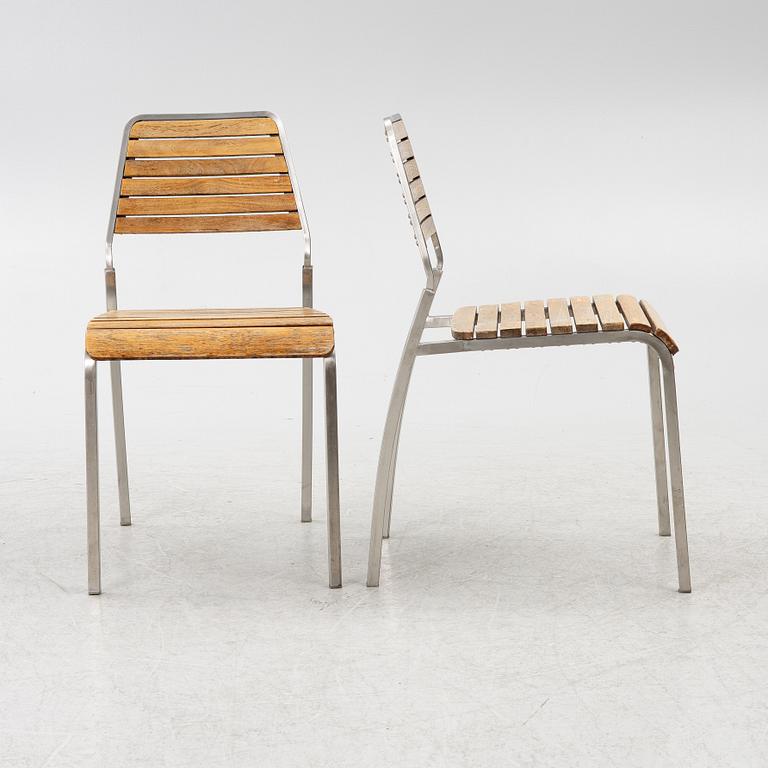 Garden chairs, 6 pcs, contemporary.