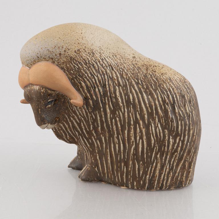 Paul Hoff, a set of seven stoneware figurines, Gustavsberg.