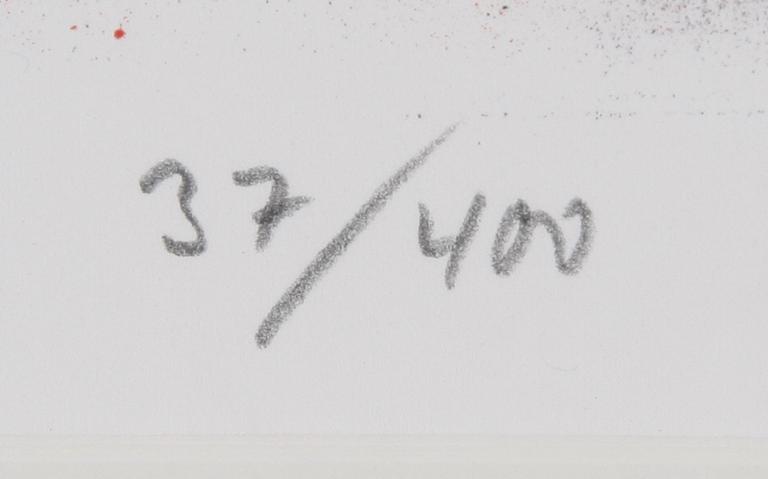 DAHL, PETER, litografi, sign o numr 37/400.
