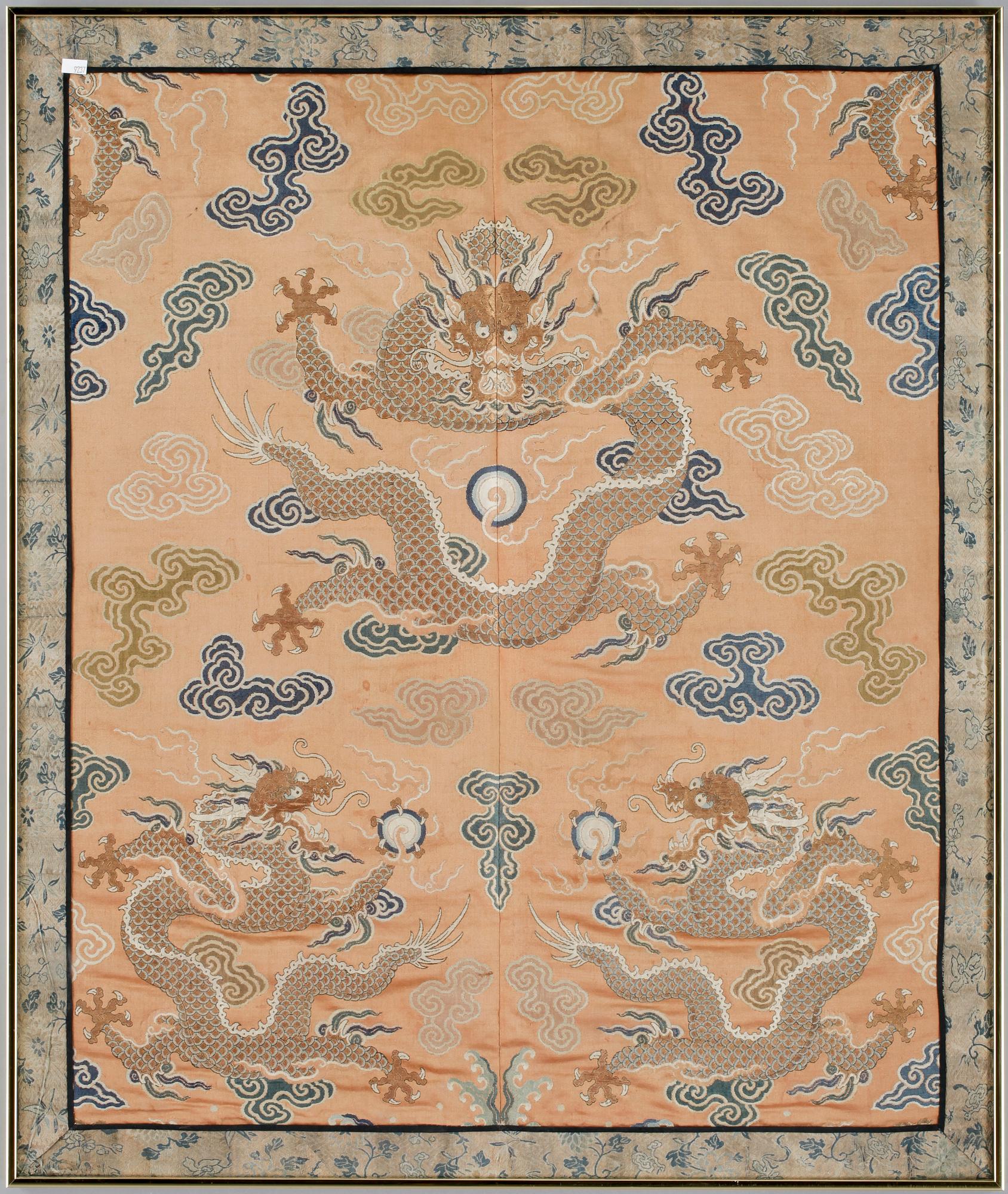 SIDENBRODERI, Kina, Qing dynastin, 1800-tal.