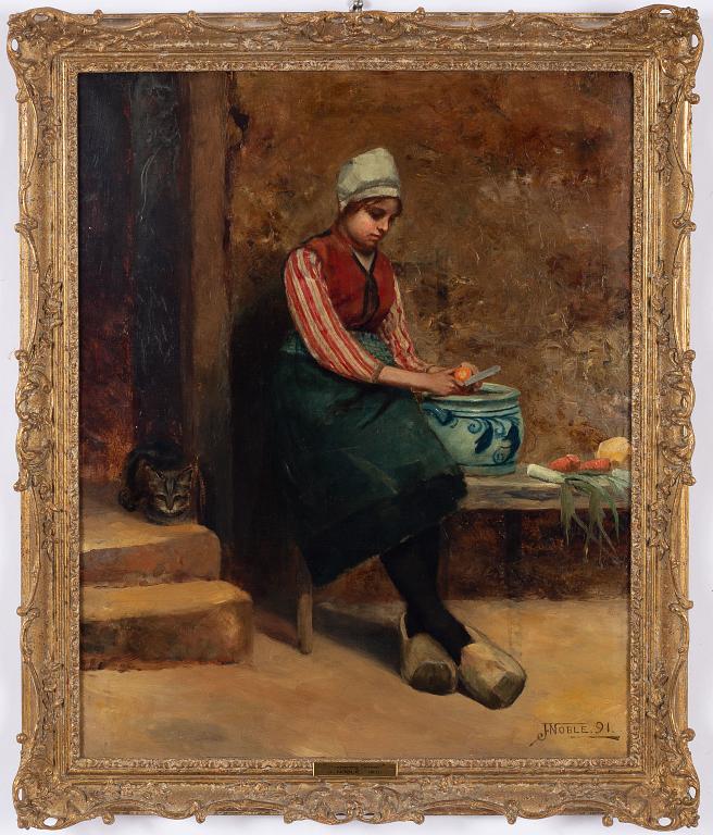 John Sargent Noble, attributed, Kitchen Duties.