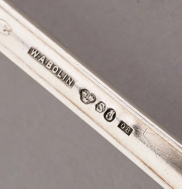 BESTICK, 36 delar, silver, WA Bolin, Stockholm 1940. Total vikt med stålblad ca 2720 gram.