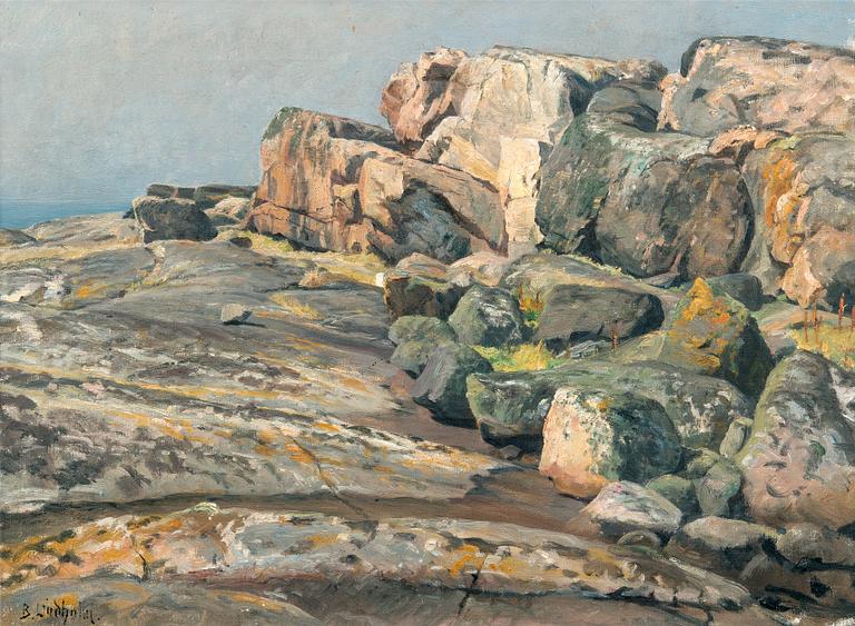 Berndt Lindholm, COASTAL LANDSCAPE.