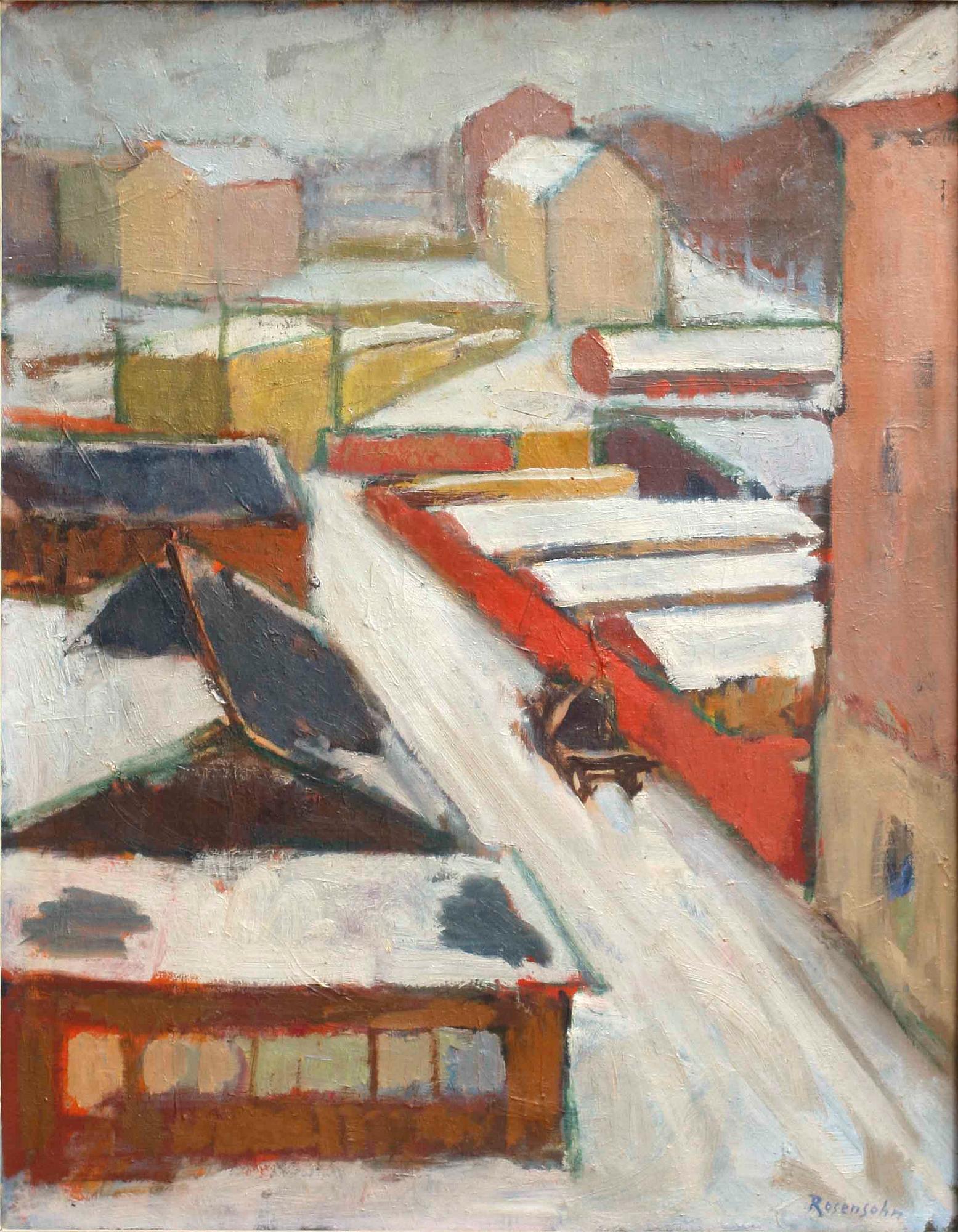 LENNART ROSENSOHN, olja på duk, sign.