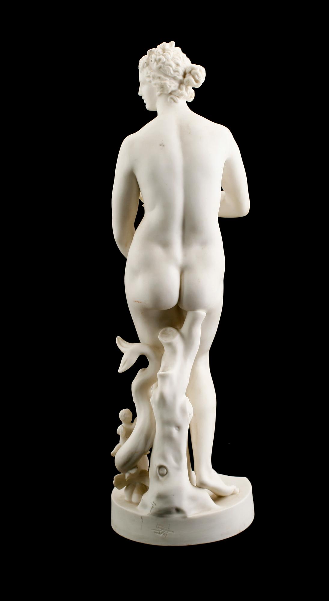 FIGUR, parian, Gustafsberg 1891.