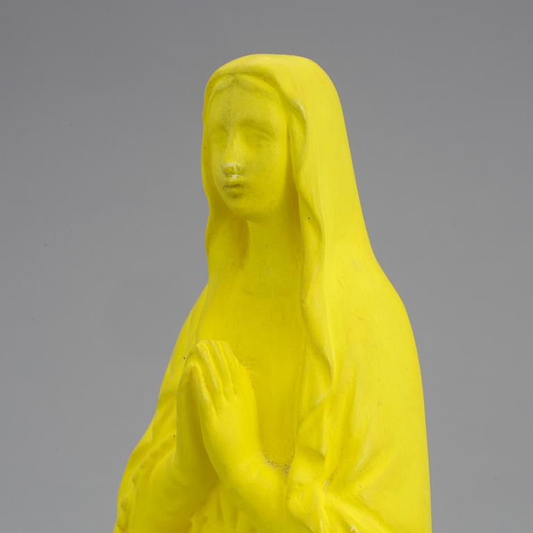 KATHARINA FRITSCH, Sclupture, painted plaster, signed with a stamp.