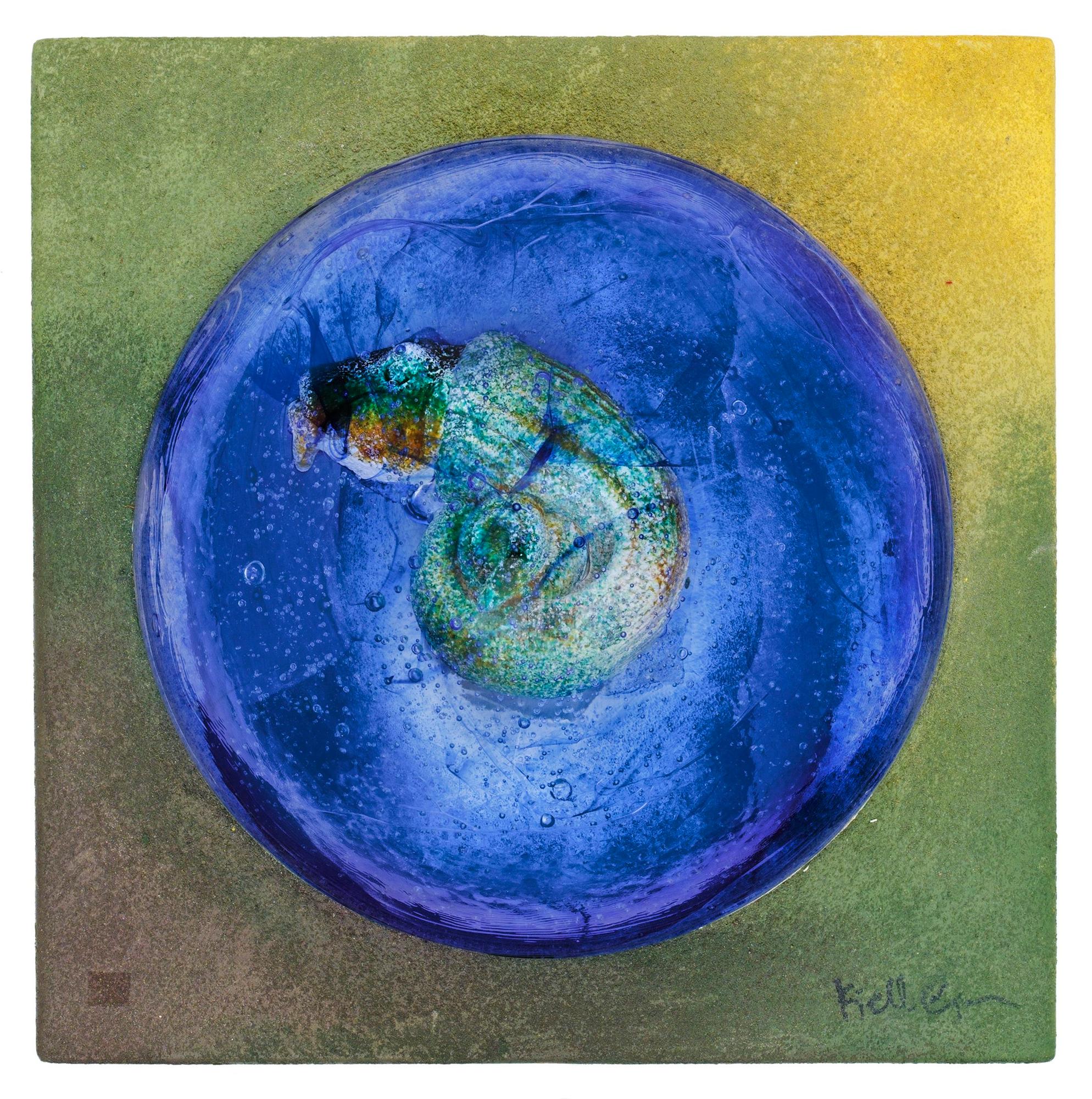 A Kjell Engman wall sculpture, Kosta Boda ca 2005.