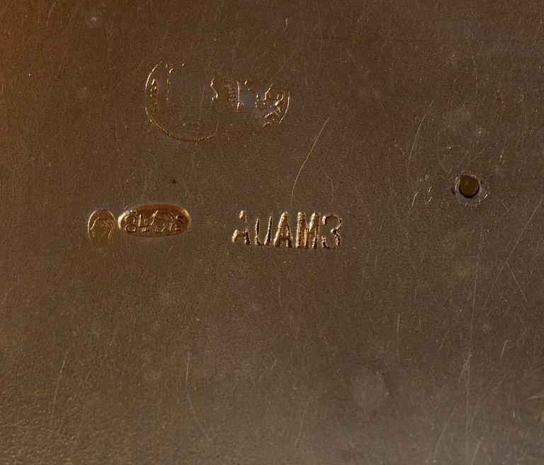 SAVUKEKOTELO, hopeaa, Venäjä, 1900-luvun alku. Paino 191 g.