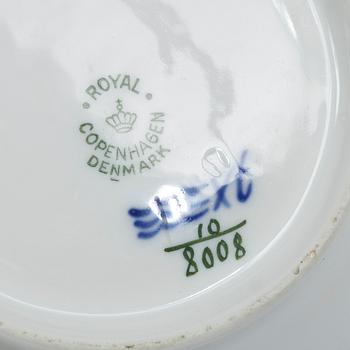 Royal Copenhagen, a 14-piece 'Blue Flower' tea service, Denmark.