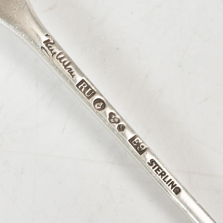 Rolf Carlman, Cup, sterling silver, CF Carlman, Stockholm 1969, and spoon Ray Urban, sterling, Stockholm 1955.