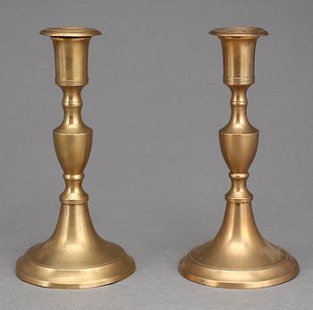 LJUSSTAKAR, 4 st (2+2), Skultuna Bruk, 1800-talets andra hälft.