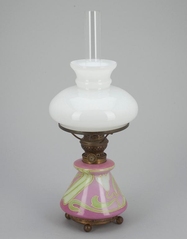 FOTOGENLAMPA, jugend, tidigt 1900-tal. Märkt Patent Reform Rund Brenner.