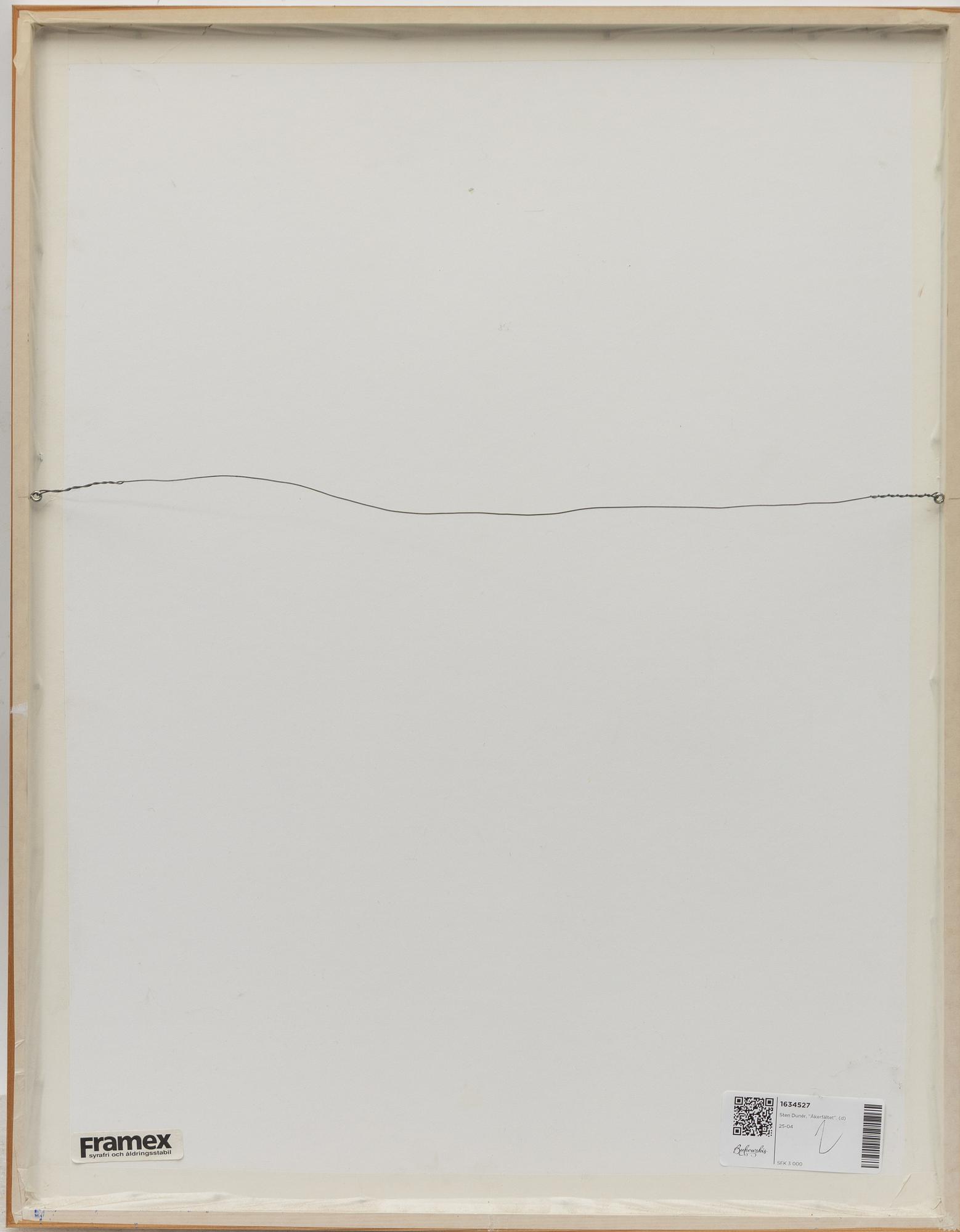 Sten Dunér, ”Åkerfältet”.