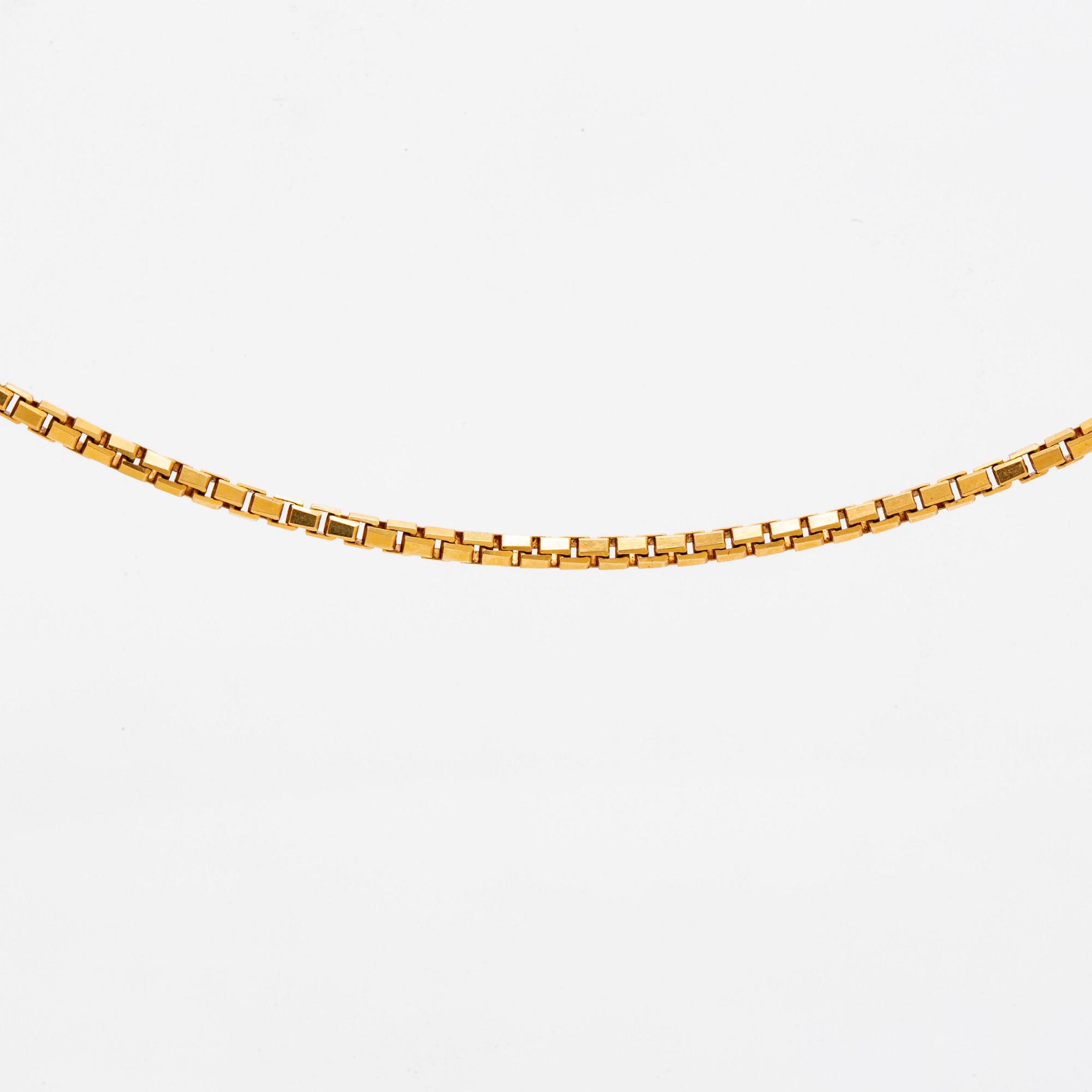 Goldchain, 18K, approx 38 cm, 10.2 g.