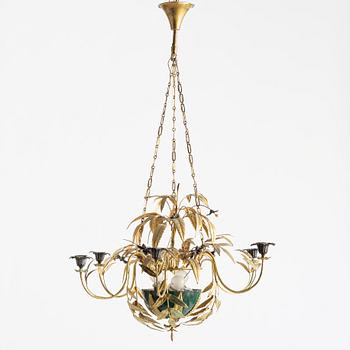 An early 20th century chandelier.