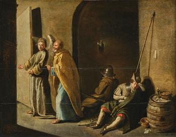 578. Benjamin Gerritsz. Cuyp, tillskriven, Sankt Peters befrielse från fängelset.