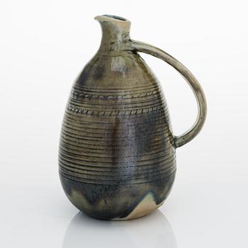 Elsa Elenius, a stoneware pitcher signed EE.