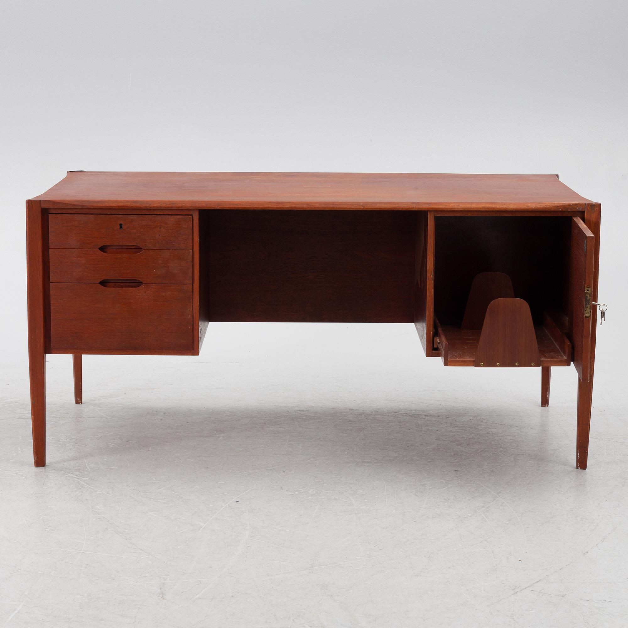 Wilhelm Renz, a freestanding desk, Germany, 1960's.