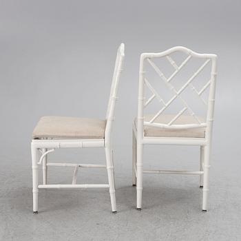 A 7-piece dining group, Miranda of Sweden, late 20th Century.