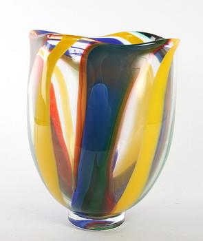 VAS, glas, Berit Johansson, Vadstena 1990, sign.