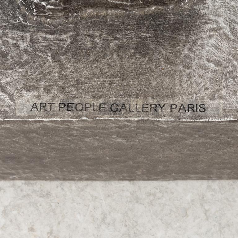 Dekorativ skulptur, patinerad aluminium, Art People Gallery Paris.
