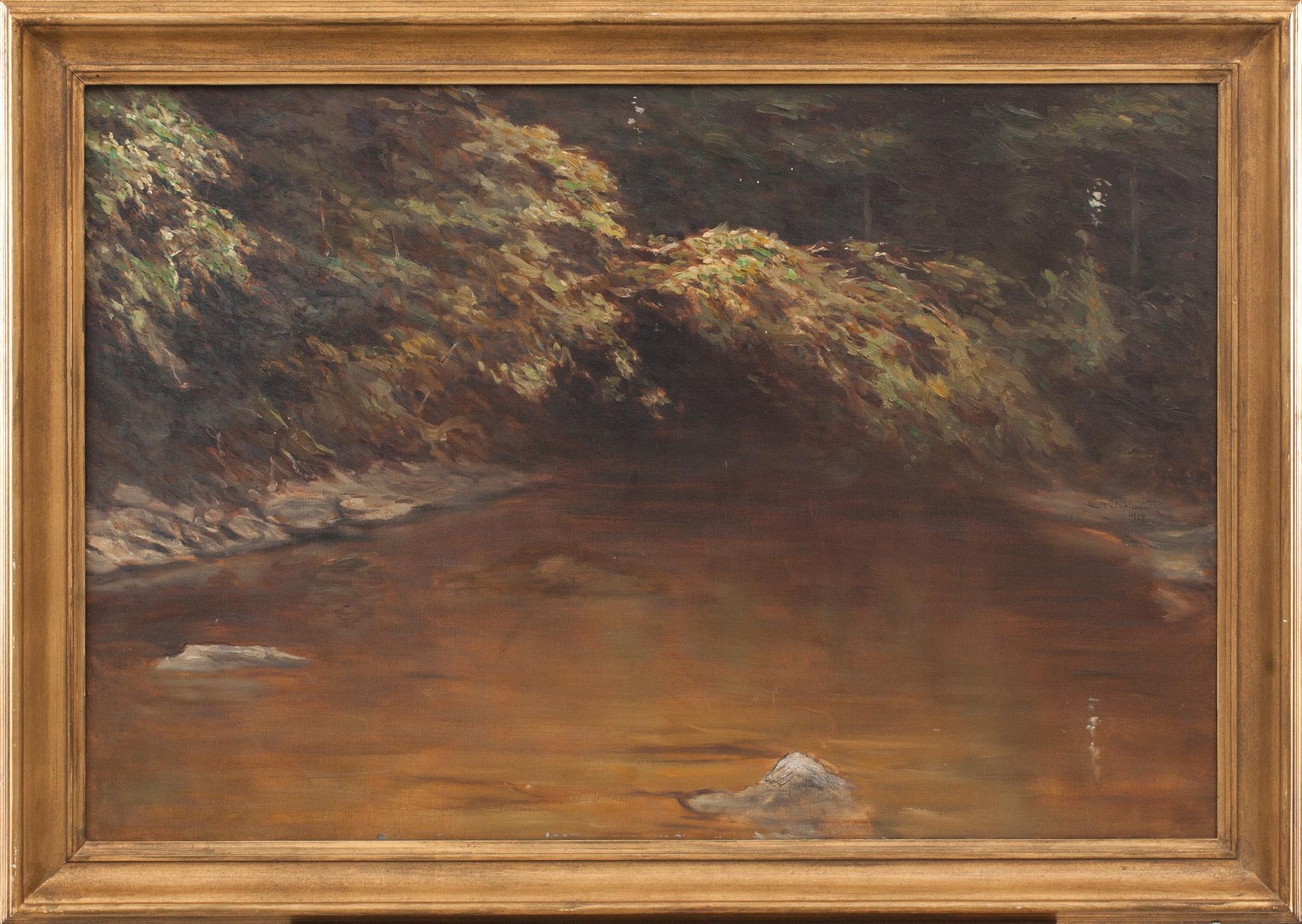 AXEL FAHLCRANTZ, olja på duk, signerad och daterad 1914.