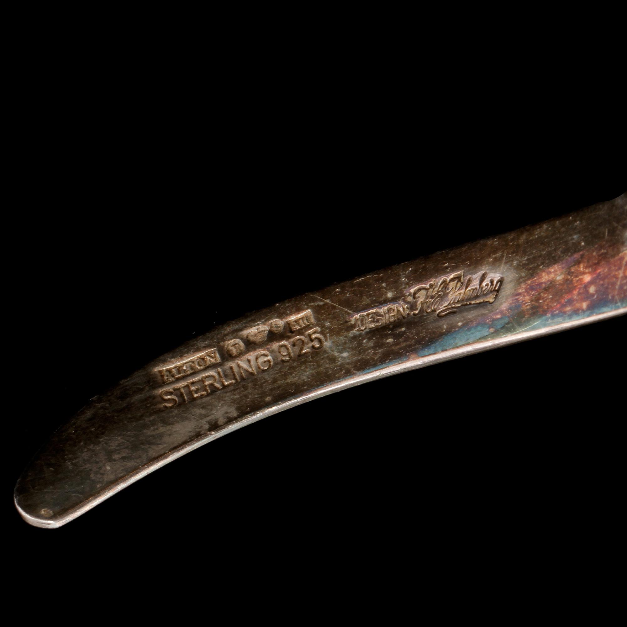 COLLIER, sterlingsilver, K E Palmberg för Alton, Falköping, 1975. Vikt 45 g.