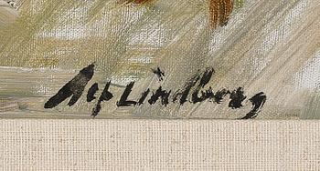 ALF LINDBERG, olja på duk, signerad.