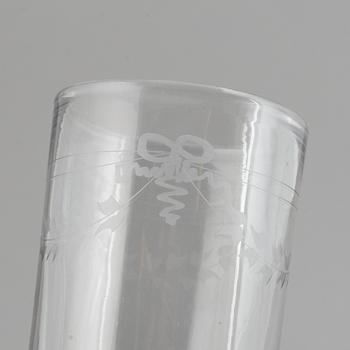 A Swedish Reijmyre glass service, 20th Century. (43 pieces).