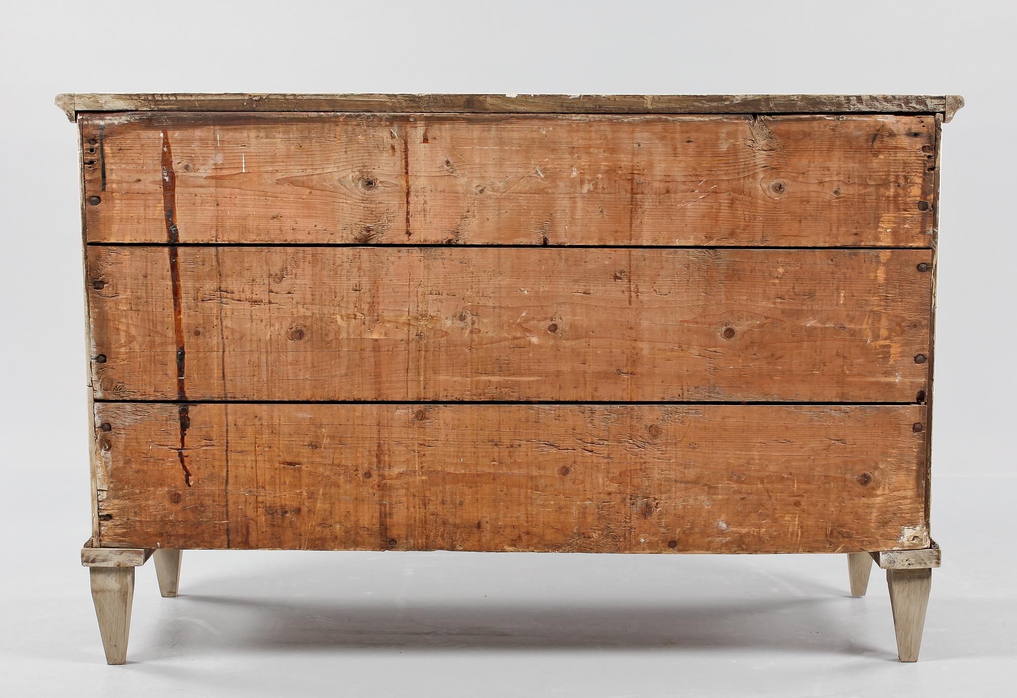 BYRÅ, gustaviansk stil, tidigt 1800-tal.