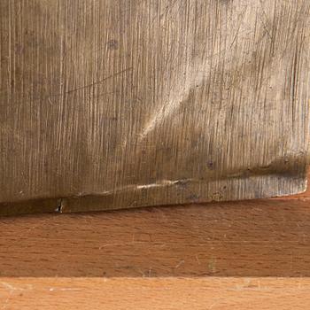 IKON, triptyk, mässing samt emalj, Ryssland 1800-tal.