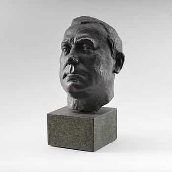 EBBA HEDQUIST, skulptur, brons, signerad, daterad -46.