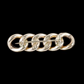 PARTI SMYCKEN, 3 delar, 18k guld. Tot vikt 9 g, 1900-tal.