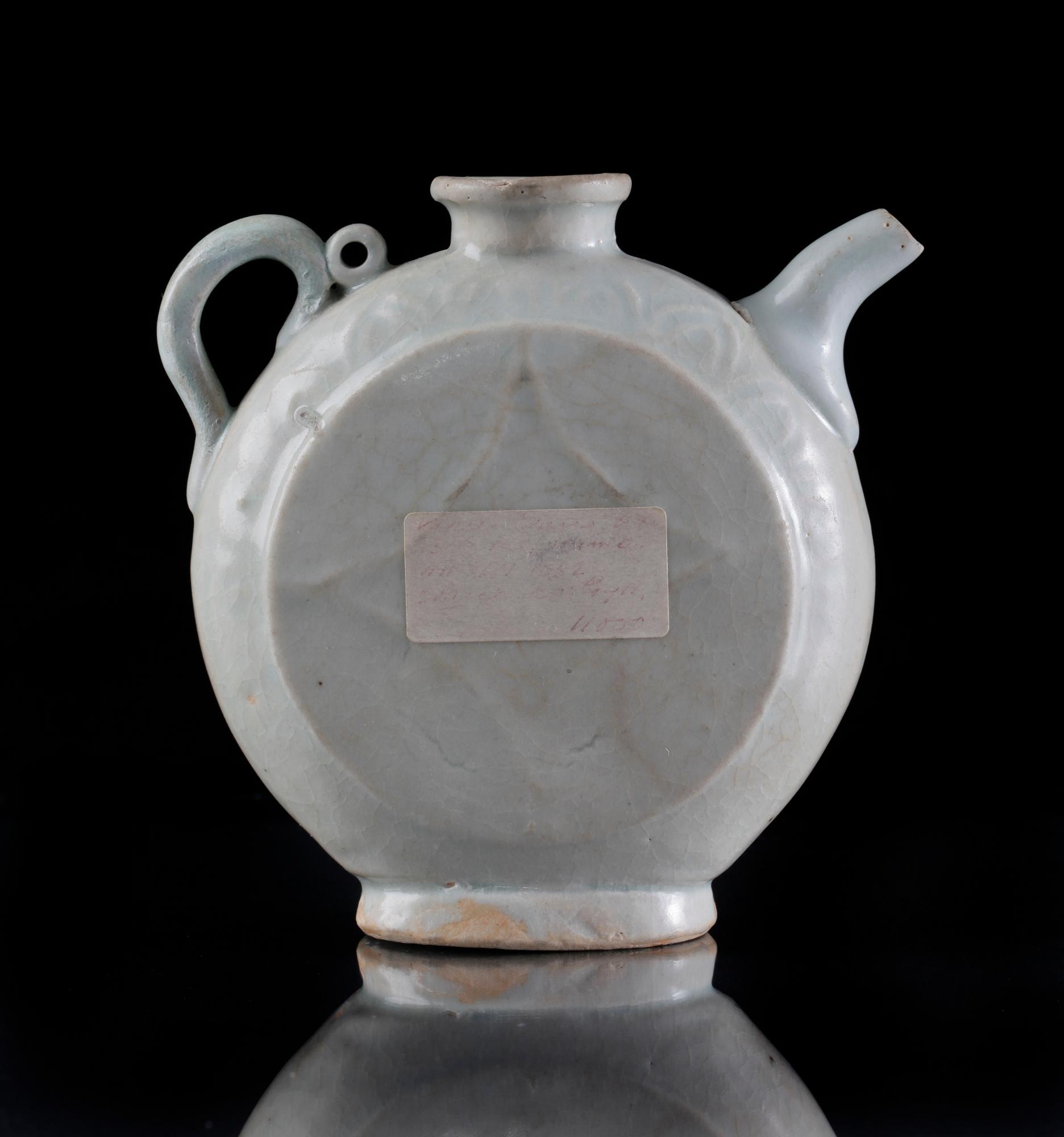 VINKANNA, porslin. Qingbai, Yuan dynastin (1279-1368).