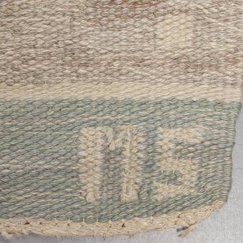 MATTA, rölakan, Maj Svanström, Klockaregårdens Hemslöjd, 242 x159, monogramsignerad, 1900-talets andra hälft.
