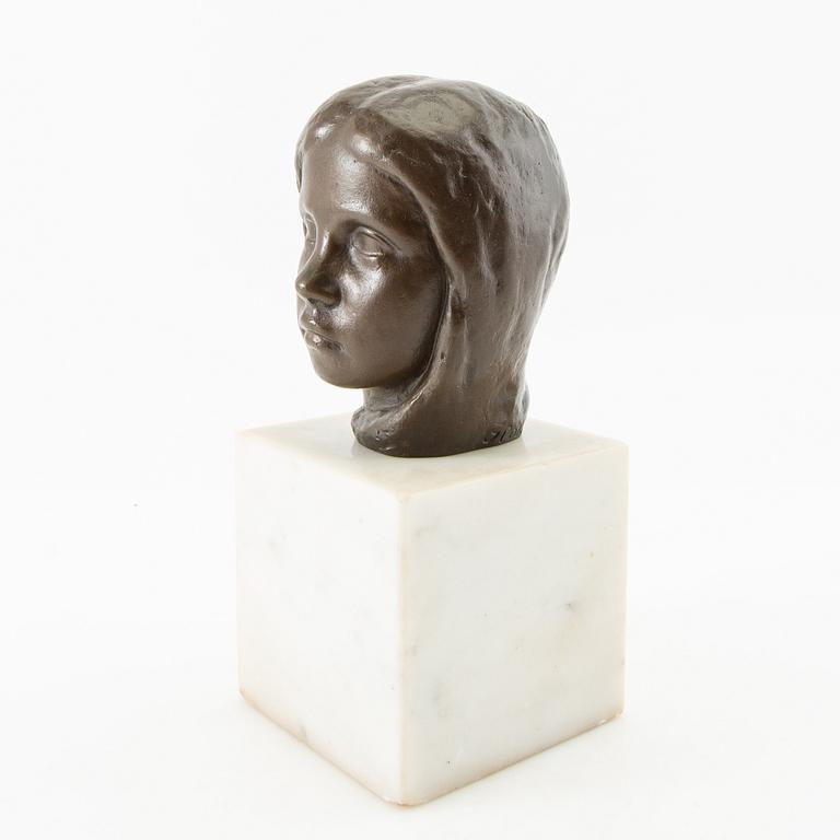 Johannes Collin, sculpture, bronze.