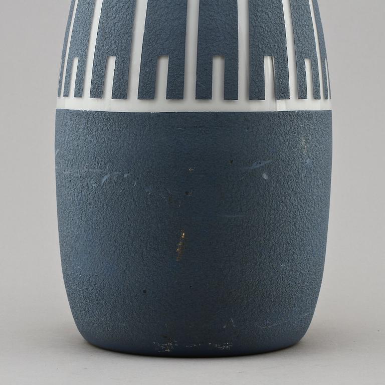 GOLVVAS, glas, Paul Kedelv, Flygsfors, för H55 (Helsingborgsutställningen 1955).